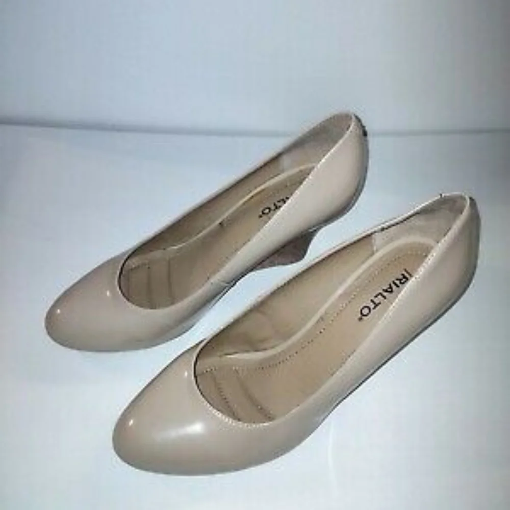 Rialto Celina Wedge Nude-color women shoes sz 11 new without box